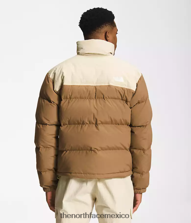The North Face ropa NFHLJL827 marrón utilitario/grava hombres 92 nuptse de baja fidelidad y alta tecnología