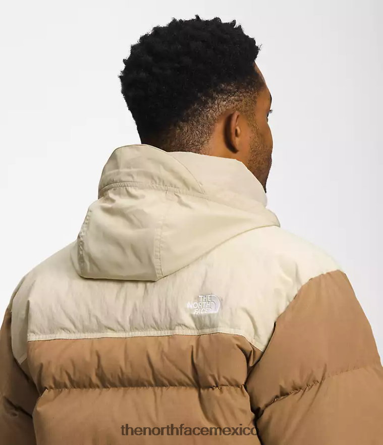 The North Face ropa NFHLJL827 marrón utilitario/grava hombres 92 nuptse de baja fidelidad y alta tecnología