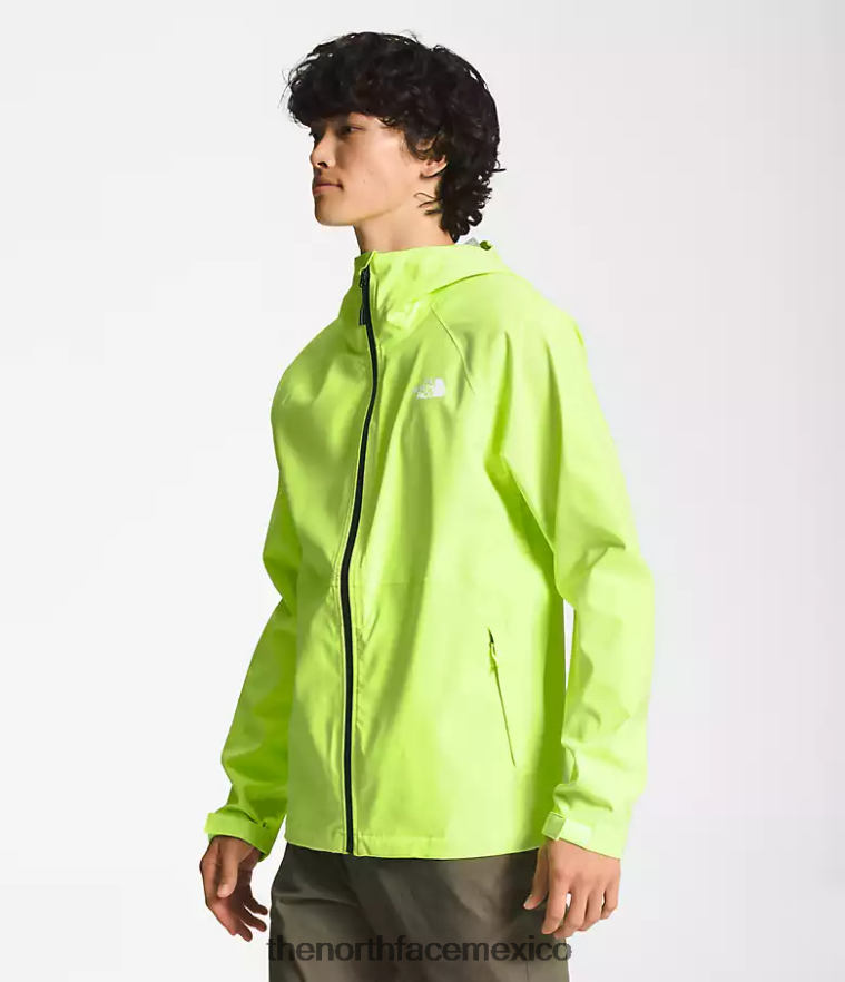The North Face ropa NFHLJL870 led amarillo hombres chaqueta elástica valle vista