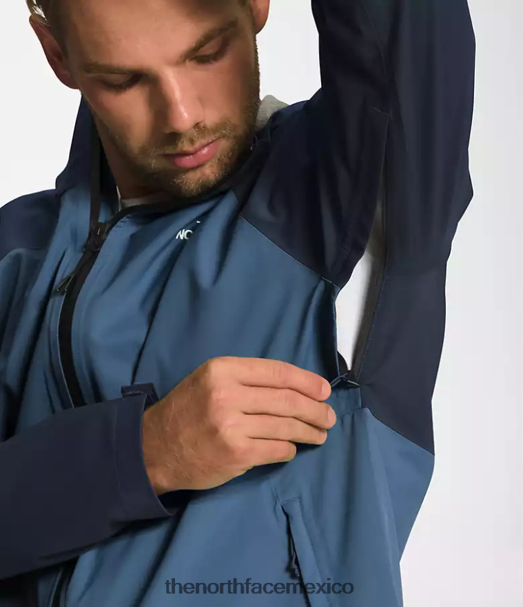 The North Face ropa NFHLJL874 azul marino cumbre/azul sombreado hombres chaqueta elástica valle vista