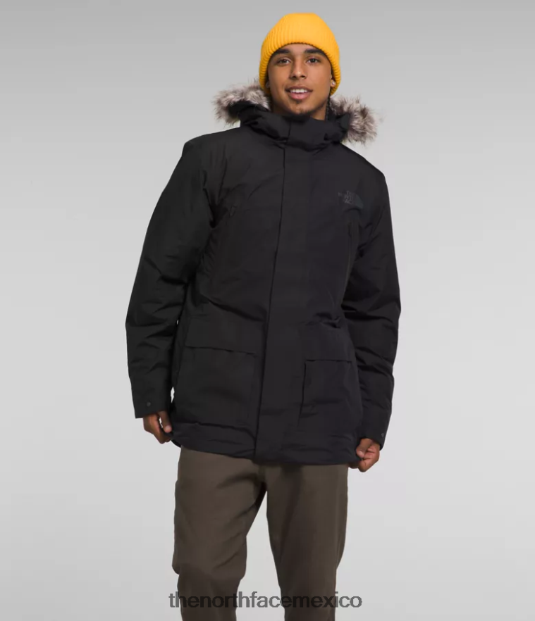 The North Face ropa NFHLJL1068 negro hombres parka ártica gtx