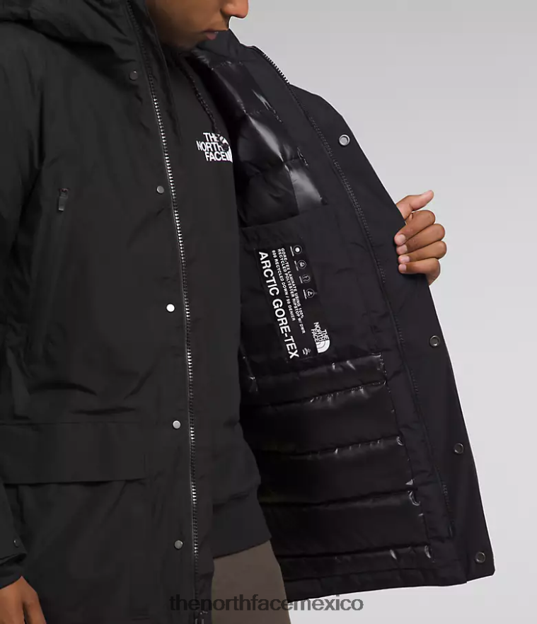 The North Face ropa NFHLJL1068 negro hombres parka ártica gtx