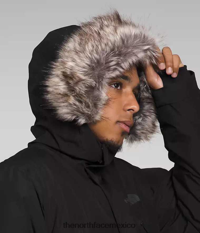 The North Face ropa NFHLJL1068 negro hombres parka ártica gtx