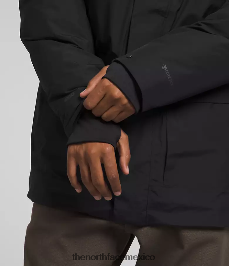 The North Face ropa NFHLJL1068 negro hombres parka ártica gtx
