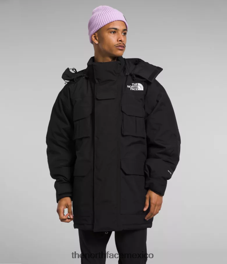 The North Face ropa NFHLJL1243 negro hombres parka con aislamiento coldworks