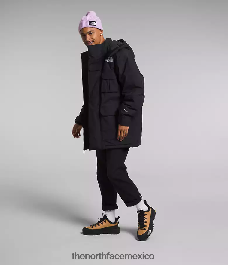 The North Face ropa NFHLJL1243 negro hombres parka con aislamiento coldworks