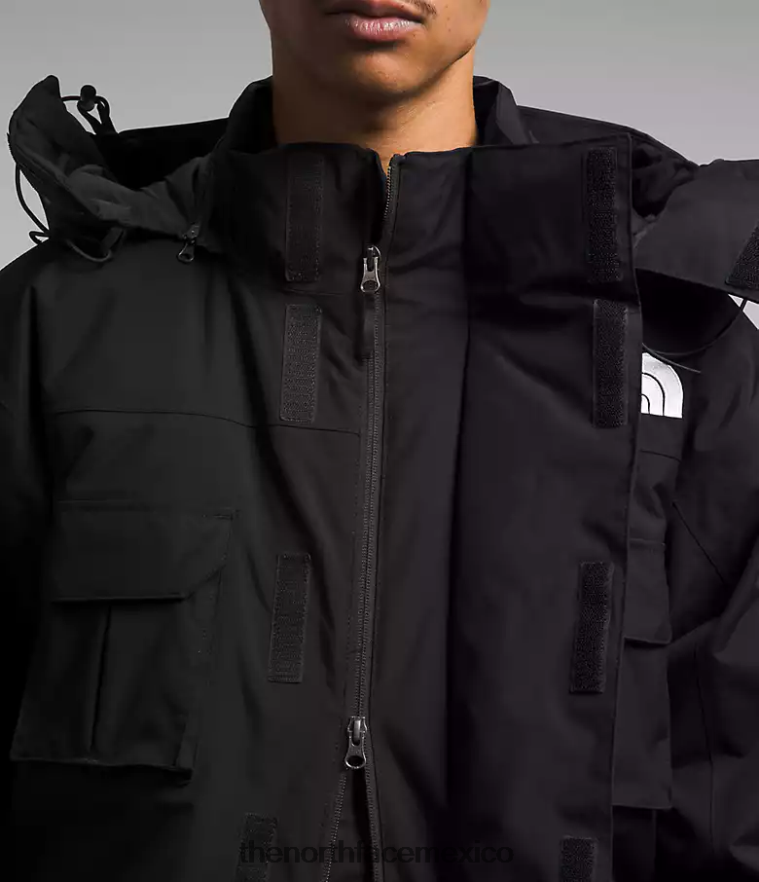 The North Face ropa NFHLJL1243 negro hombres parka con aislamiento coldworks