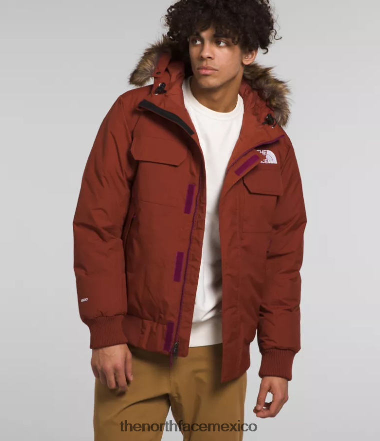 The North Face ropa NFHLJL1254 brandy marrón hombres bombardero mcmurdo