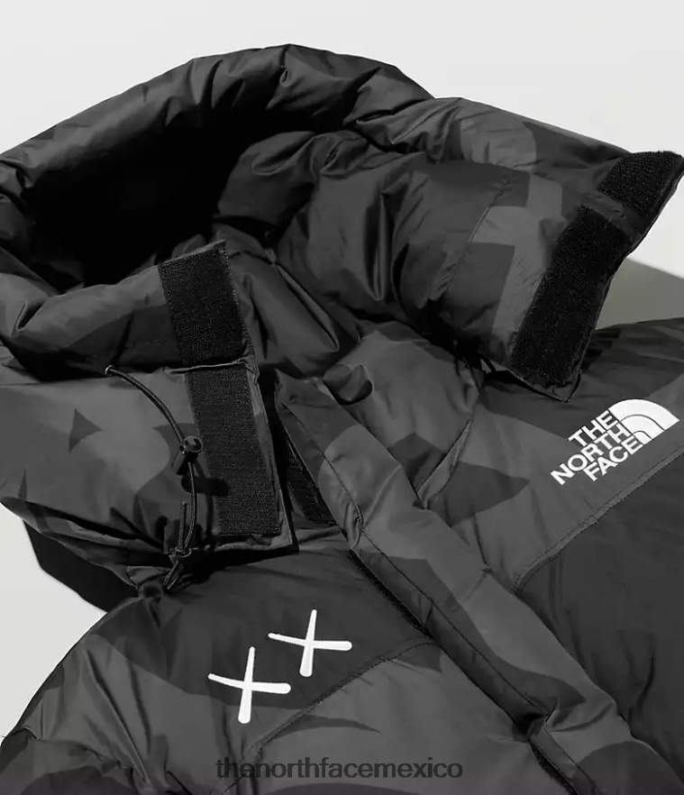 The North Face ropa NFHLJL144 kw tnf himno negro estampado hombres parka himalaya tnf x kaws retro 1994
