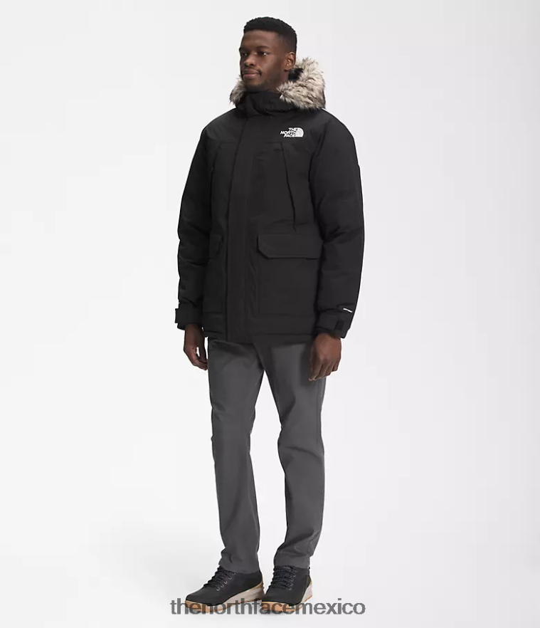 The North Face ropa NFHLJL1 negro hombres parka mcmurdo