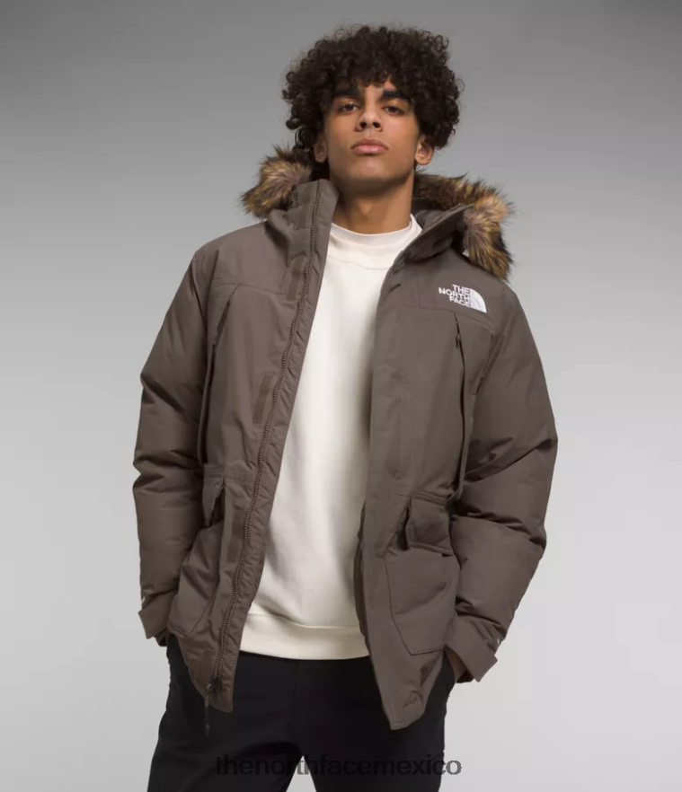 The North Face ropa NFHLJL2 halcón marrón hombres parka mcmurdo