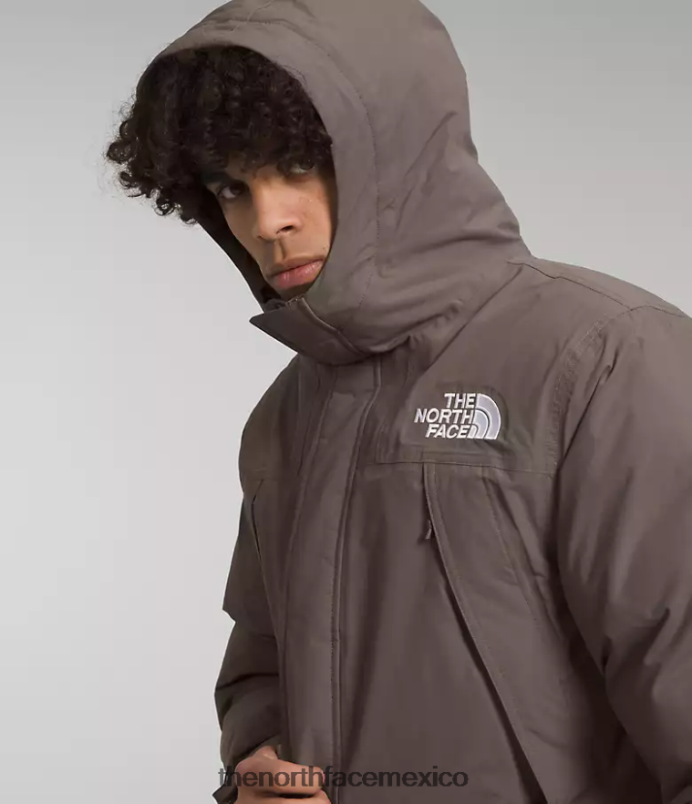 The North Face ropa NFHLJL2 halcón marrón hombres parka mcmurdo