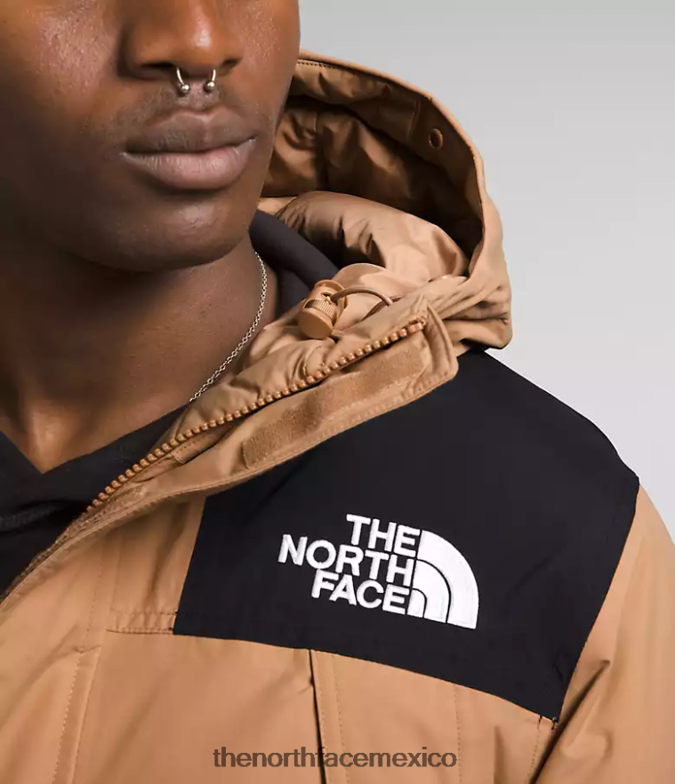 The North Face ropa NFHLJL4 mantequilla de almendras/tnf negra hombres parka mcmurdo