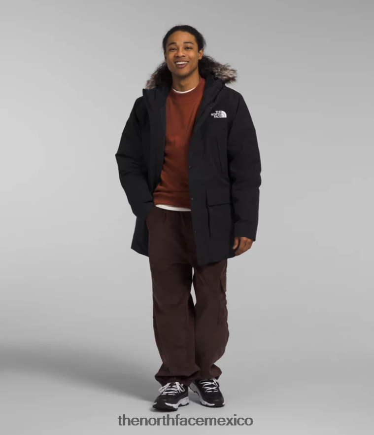 The North Face ropa NFHLJL94 negro hombres parka ártica premium