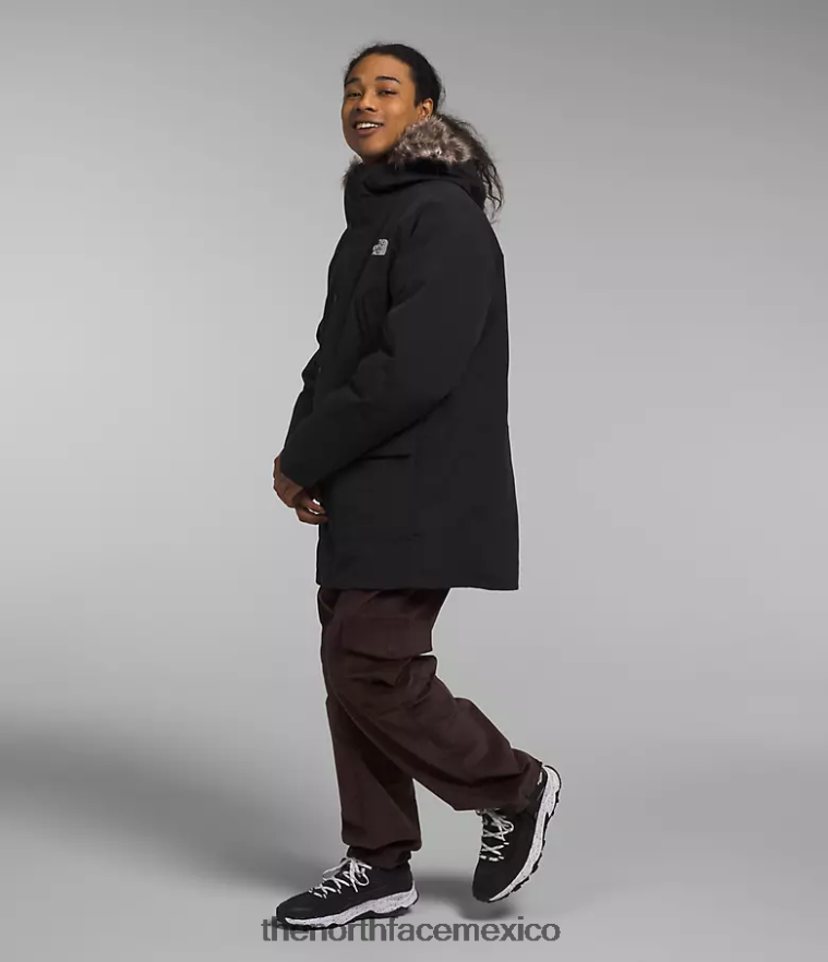 The North Face ropa NFHLJL94 negro hombres parka ártica premium