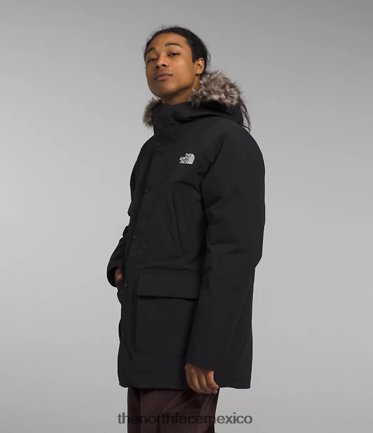The North Face ropa NFHLJL94 negro hombres parka ártica premium