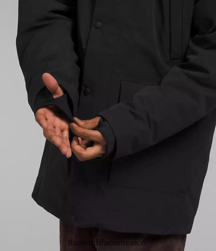 The North Face ropa NFHLJL94 negro hombres parka ártica premium