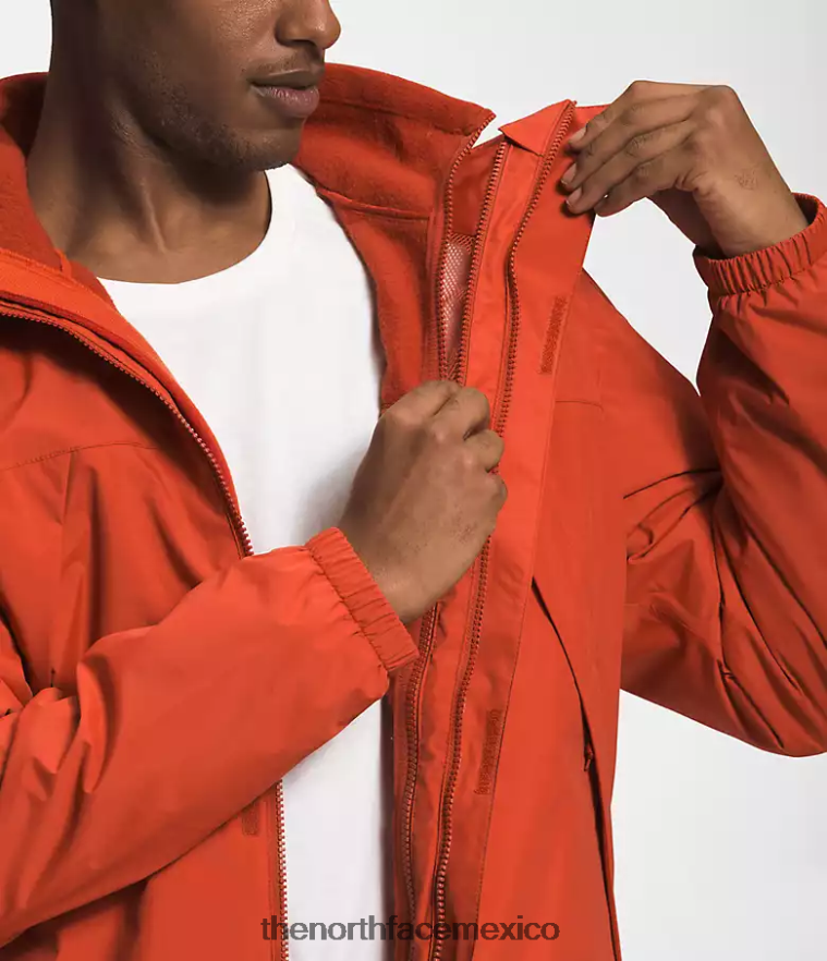 The North Face ropa NFHLJL1001 bronce oxidado hombres triclima de antora