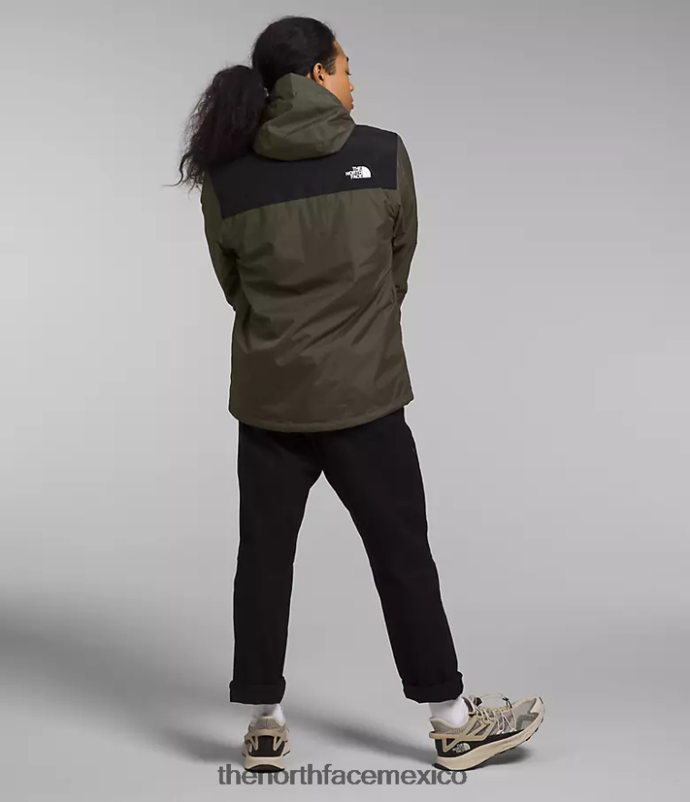 The North Face ropa NFHLJL1002 nuevo verde topo/negro tnf hombres triclima de antora