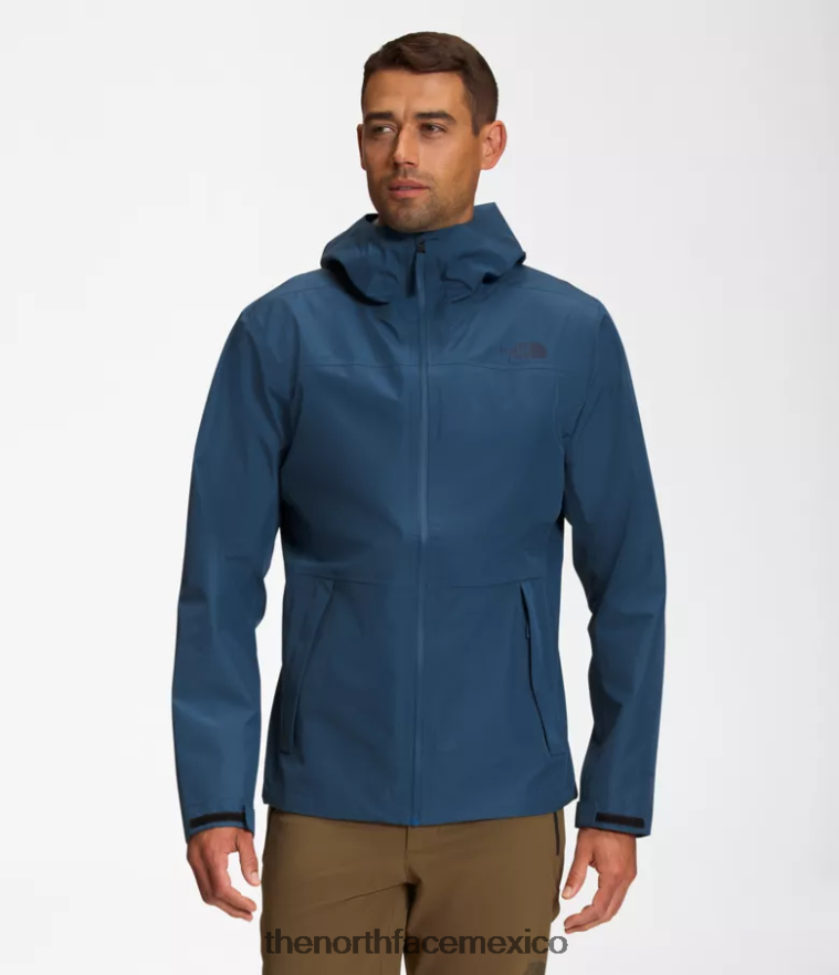 The North Face ropa NFHLJL1114 azul sombreado hombres chaqueta dryzzle Futurelight