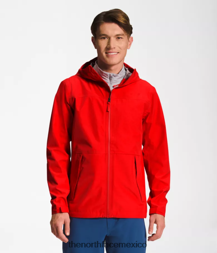 The North Face ropa NFHLJL1115 rojo fuego hombres chaqueta dryzzle Futurelight