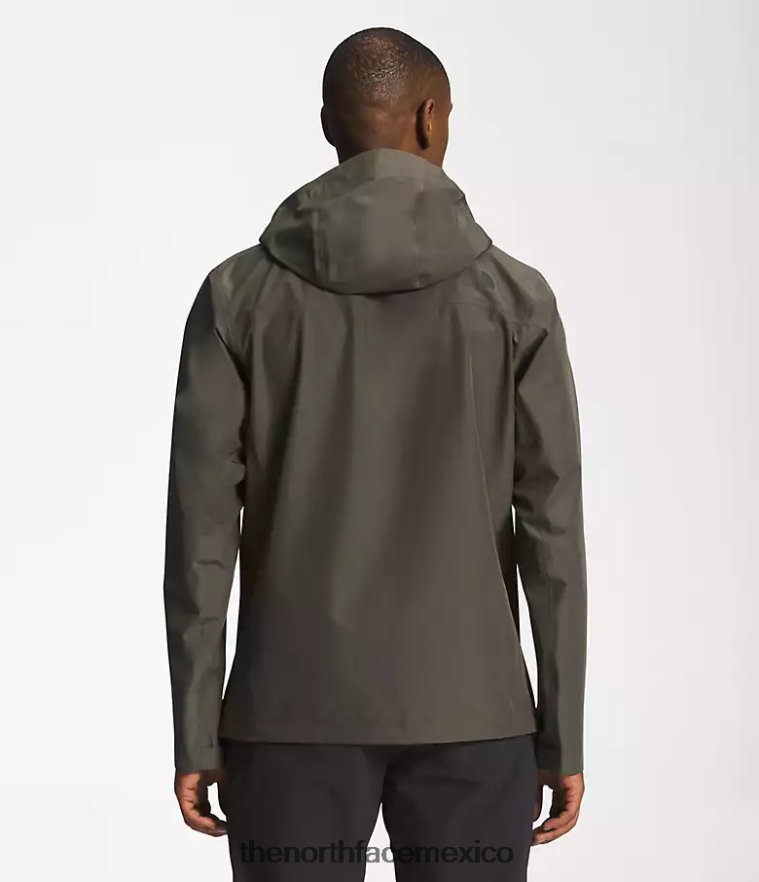 The North Face ropa NFHLJL1116 nuevo verde topo hombres chaqueta dryzzle Futurelight