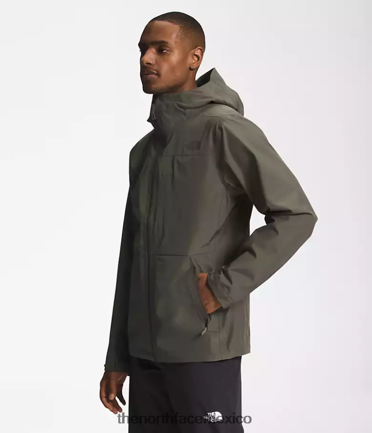 The North Face ropa NFHLJL1116 nuevo verde topo hombres chaqueta dryzzle Futurelight