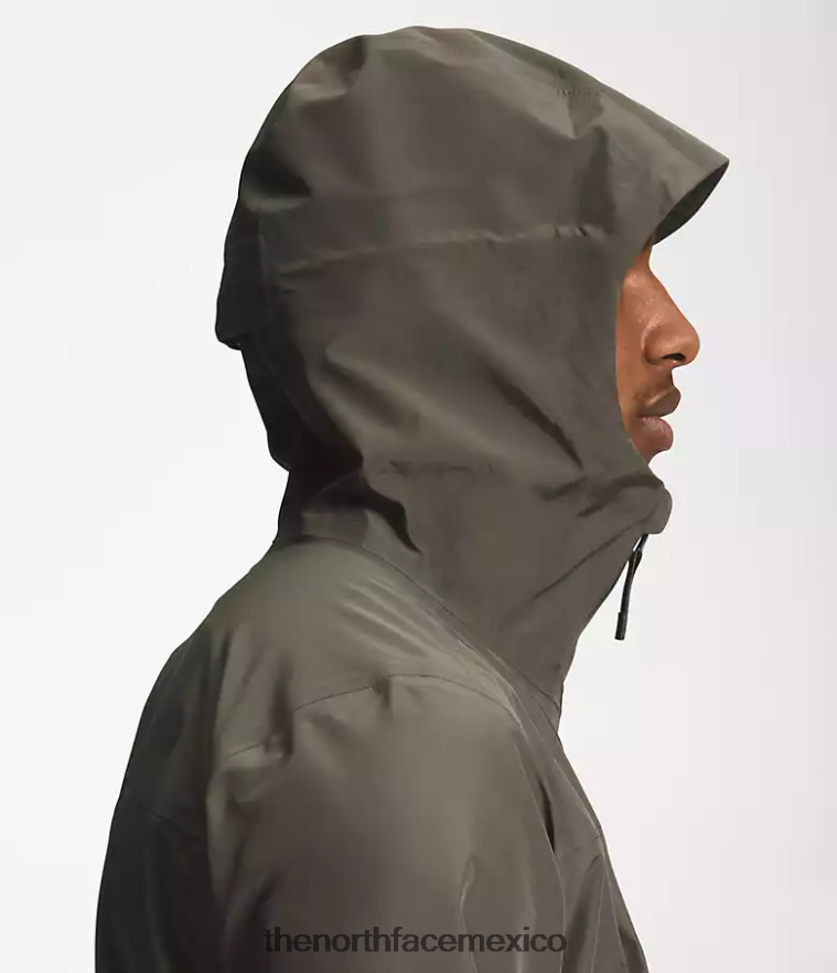 The North Face ropa NFHLJL1116 nuevo verde topo hombres chaqueta dryzzle Futurelight