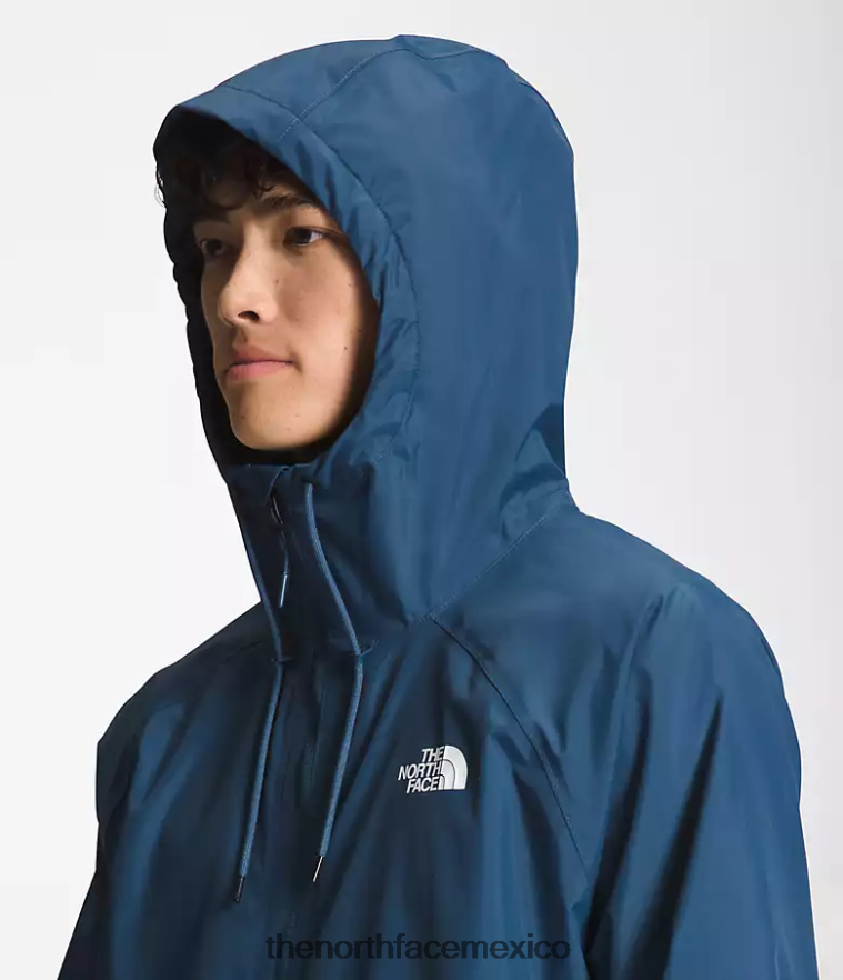 The North Face ropa NFHLJL1195 azul sombreado hombres sudadera con capucha anora lluvia