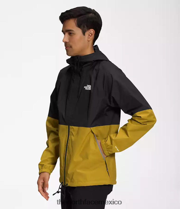 The North Face ropa NFHLJL1196 tnf negro/oro mineral hombres sudadera con capucha anora lluvia