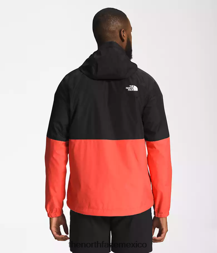 The North Face ropa NFHLJL1200 tnf negro/naranja retro hombres sudadera con capucha anora lluvia