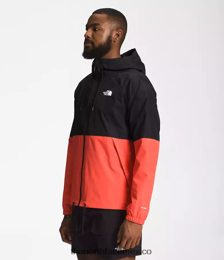 The North Face ropa NFHLJL1200 tnf negro/naranja retro hombres sudadera con capucha anora lluvia