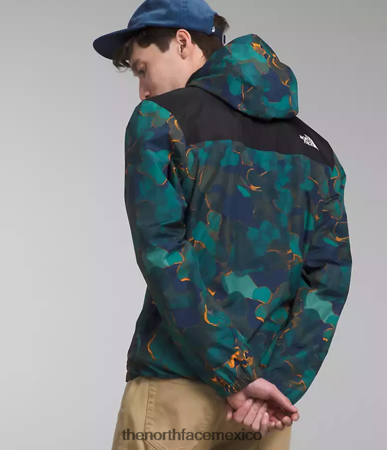 The North Face ropa NFHLJL281 Estampado de textura de camuflaje azul marino Summit/tnf negro hombres chaqueta anora
