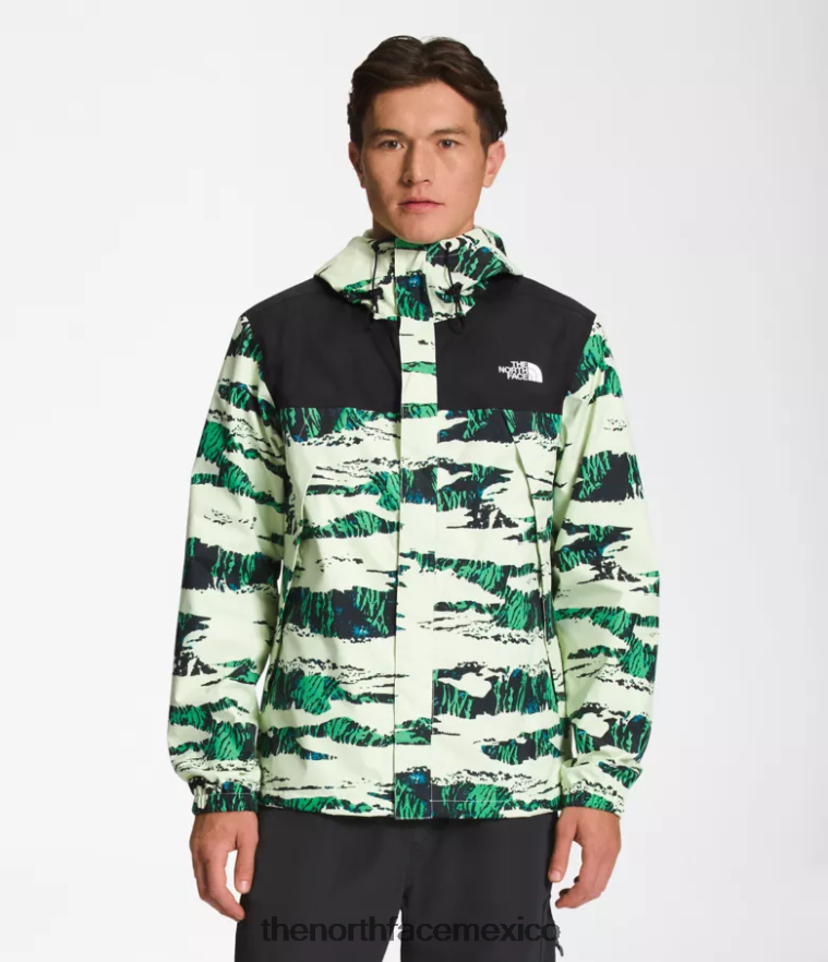 The North Face ropa NFHLJL285 estampado de camuflaje tnf negro/marrón utilitario hombres chaqueta anora