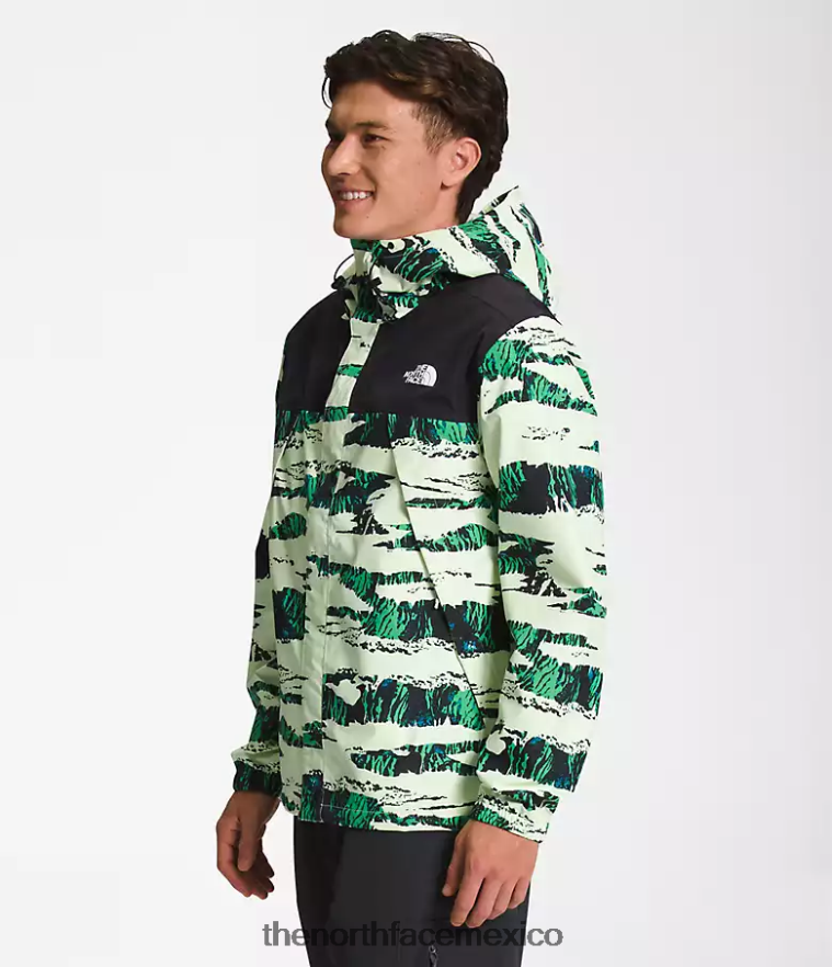 The North Face ropa NFHLJL285 estampado de camuflaje tnf negro/marrón utilitario hombres chaqueta anora