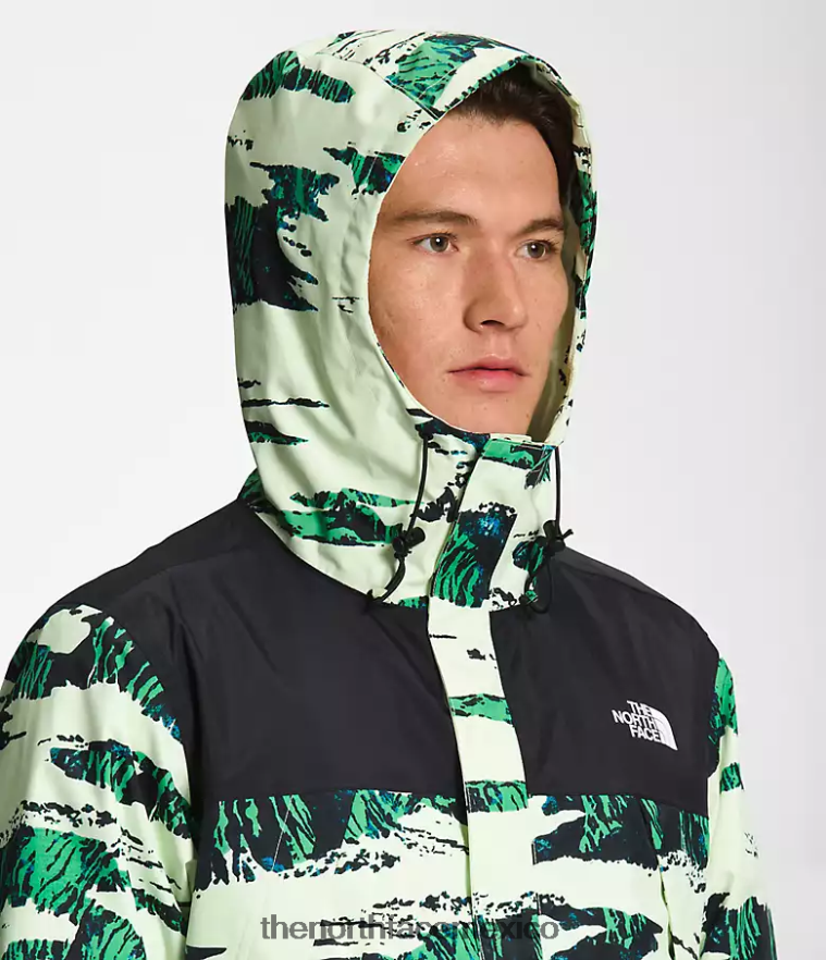 The North Face ropa NFHLJL285 estampado de camuflaje tnf negro/marrón utilitario hombres chaqueta anora