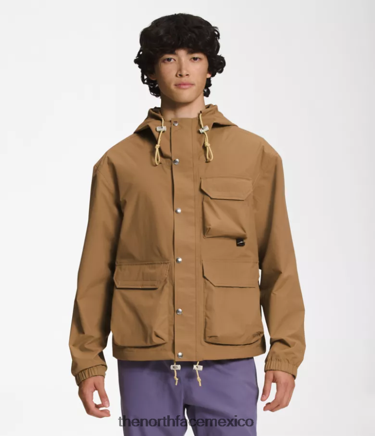 The North Face ropa NFHLJL297 marrón utilitario hombres chaqueta de lluvia utilitaria m66