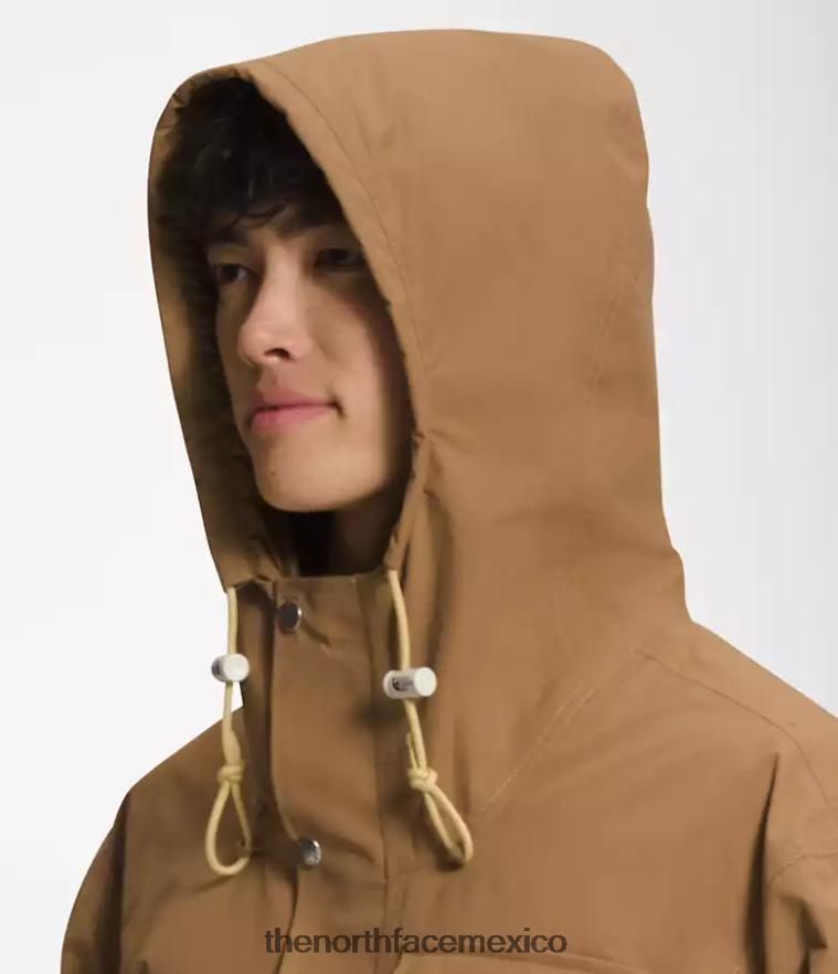The North Face ropa NFHLJL297 marrón utilitario hombres chaqueta de lluvia utilitaria m66