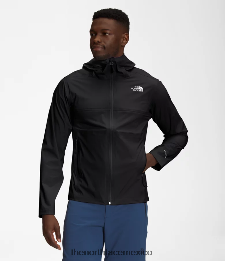 The North Face ropa NFHLJL411 negro hombres chaqueta dryvent de cuenca oeste
