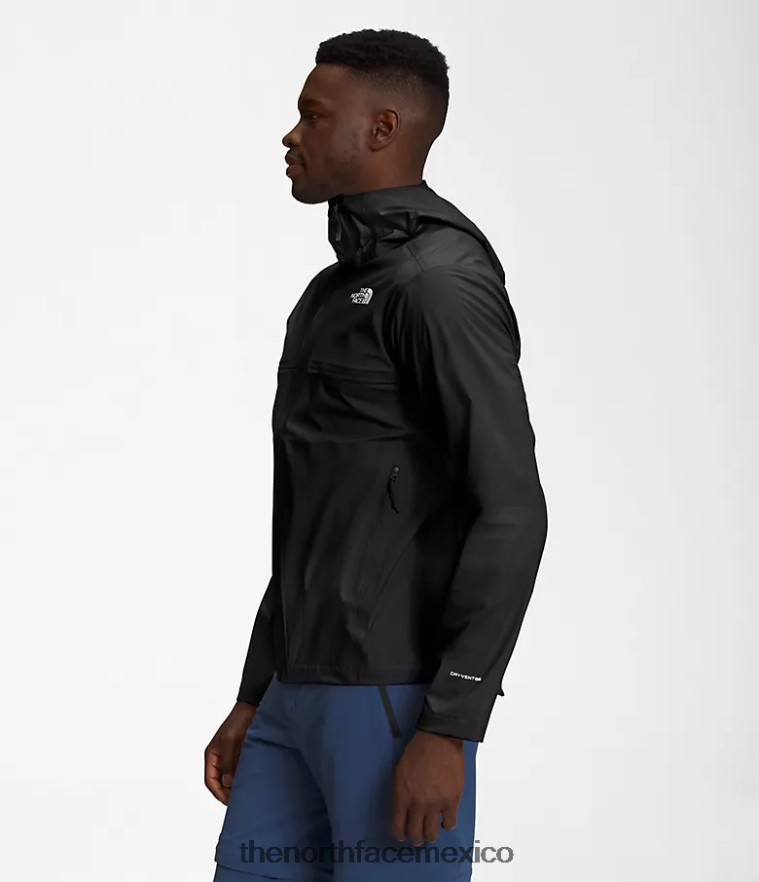 The North Face ropa NFHLJL411 negro hombres chaqueta dryvent de cuenca oeste