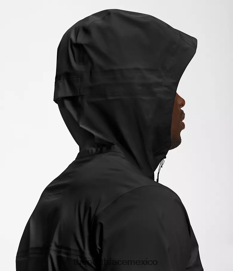 The North Face ropa NFHLJL411 negro hombres chaqueta dryvent de cuenca oeste