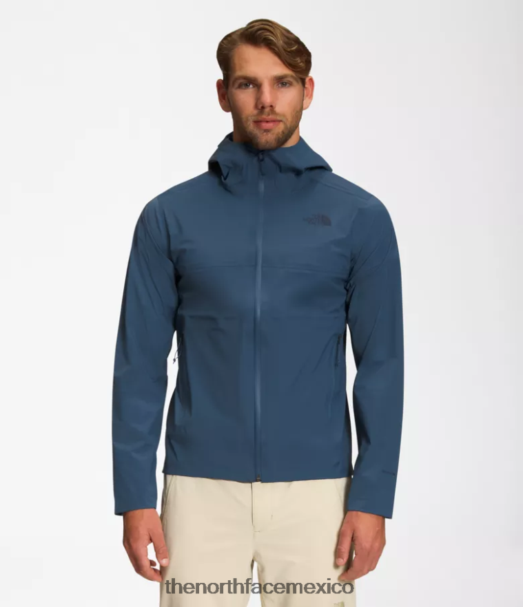 The North Face ropa NFHLJL412 azul sombreado hombres chaqueta dryvent de cuenca oeste
