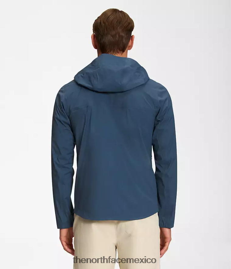 The North Face ropa NFHLJL412 azul sombreado hombres chaqueta dryvent de cuenca oeste