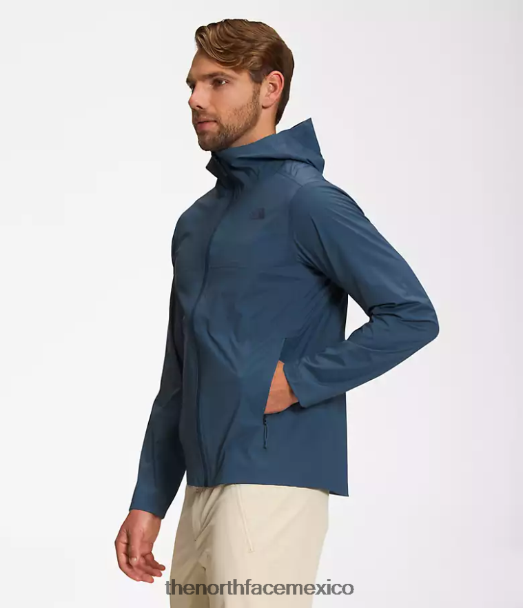 The North Face ropa NFHLJL412 azul sombreado hombres chaqueta dryvent de cuenca oeste