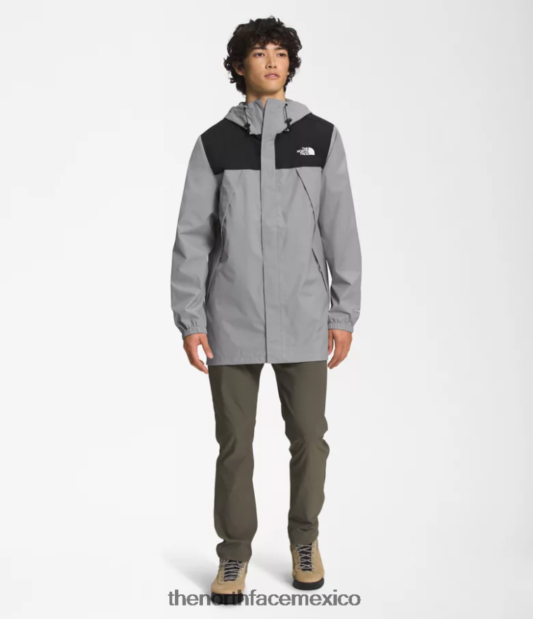 The North Face ropa NFHLJL539 negro/gris fundido hombres parka anora