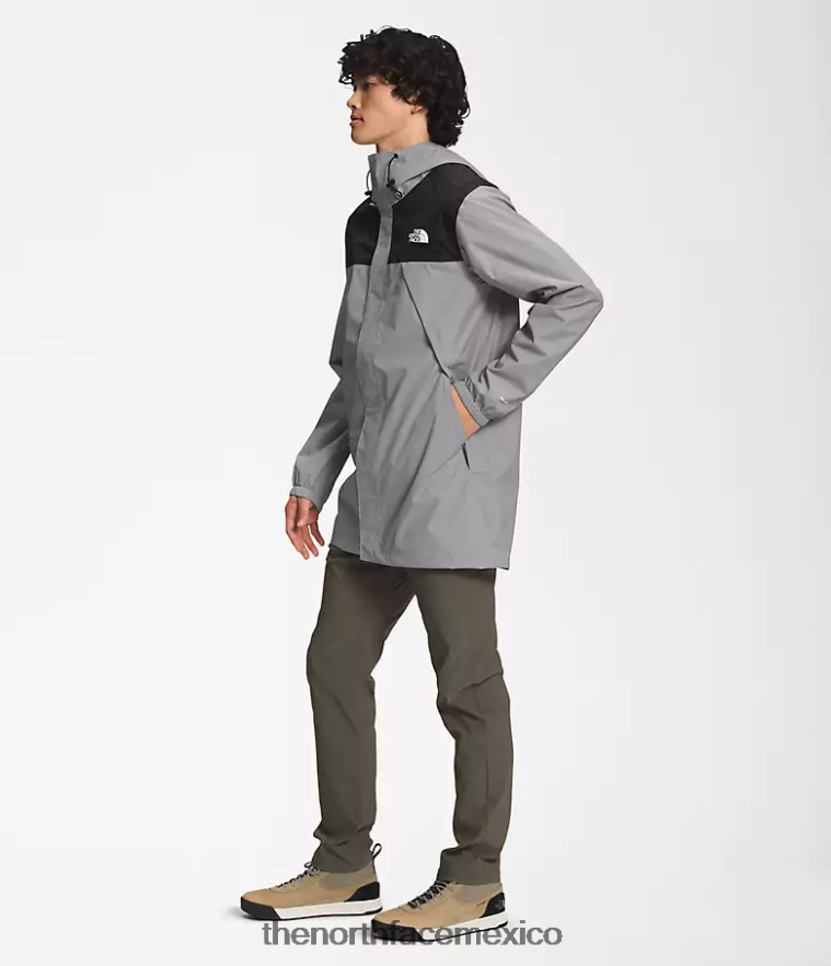 The North Face ropa NFHLJL539 negro/gris fundido hombres parka anora