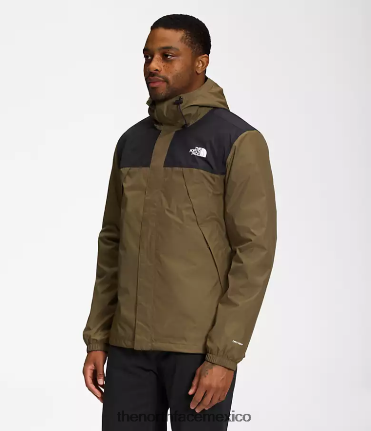 The North Face ropa NFHLJL999 oliva militar/negro tnf hombres triclima de antora