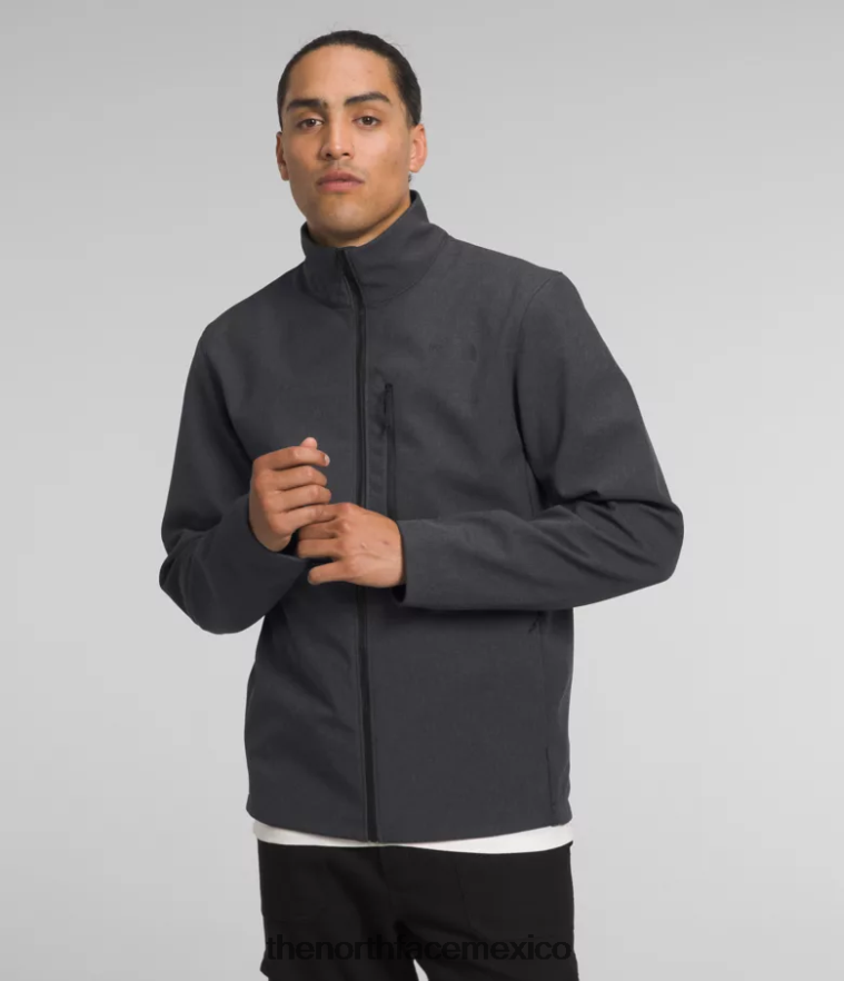 The North Face ropa NFHLJL1158 tnf gris oscuro jaspeado hombres chaqueta apex bionic 3