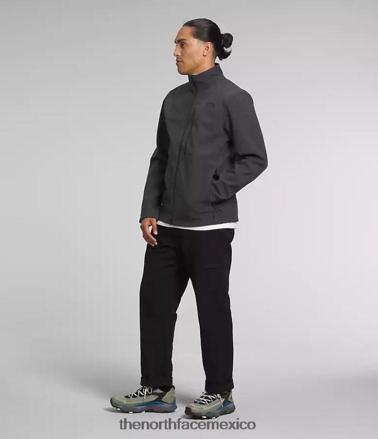 The North Face ropa NFHLJL1158 tnf gris oscuro jaspeado hombres chaqueta apex bionic 3