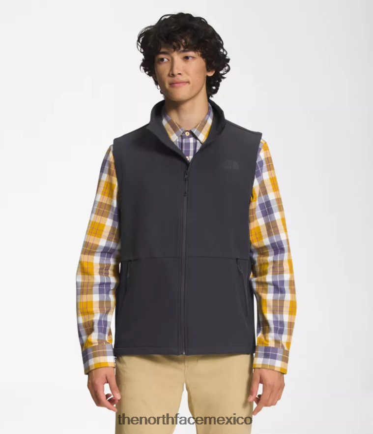 The North Face ropa NFHLJL644 gris asfalto brezo oscuro hombres chaleco camden soft shell